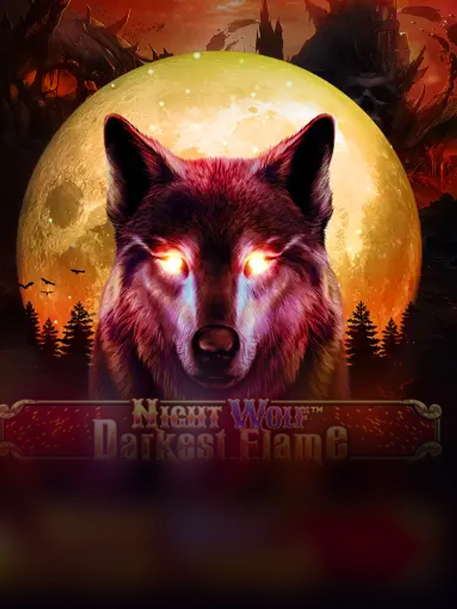 Night Wolf - Darkest Flame slot game artwork