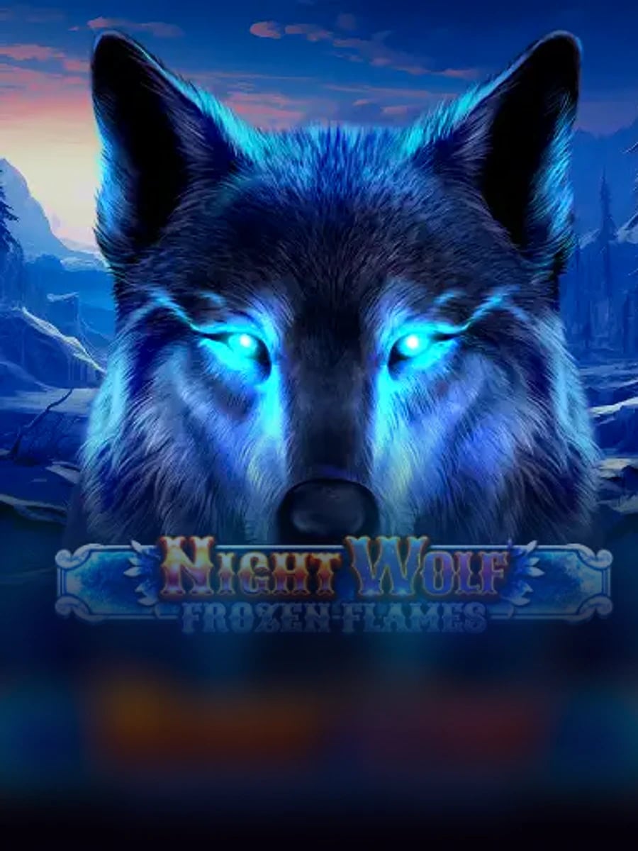 Night Wolf - Frozen Flames slot game artwork