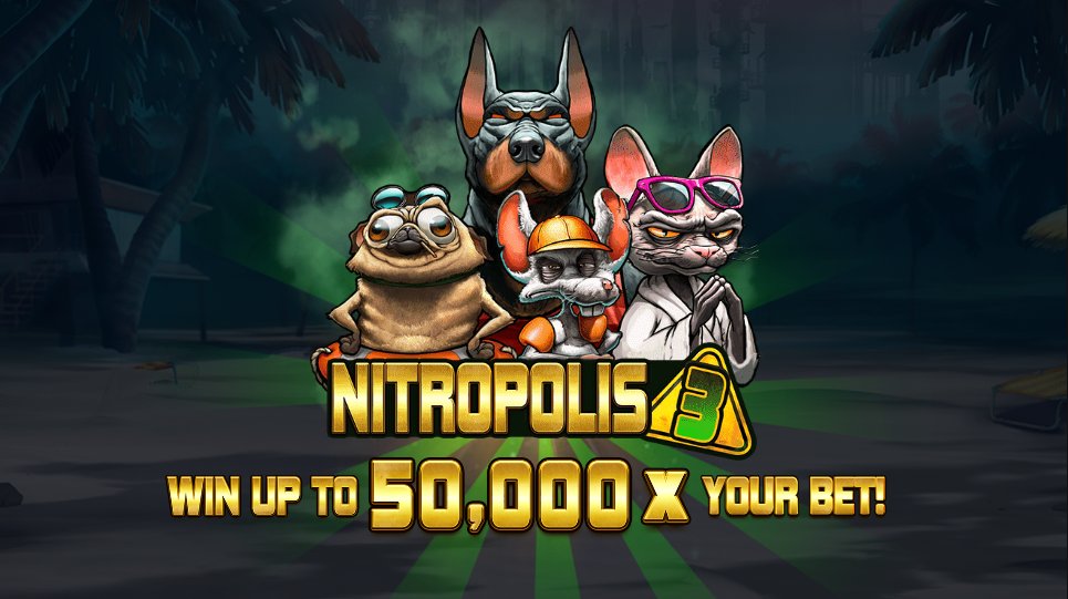 Nitropolis 3 slot game artwork