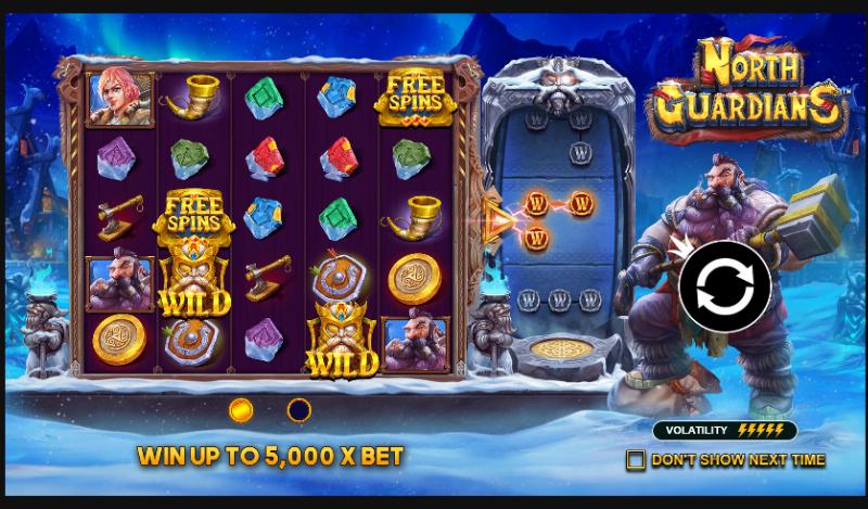 North Guardians slot game artwork