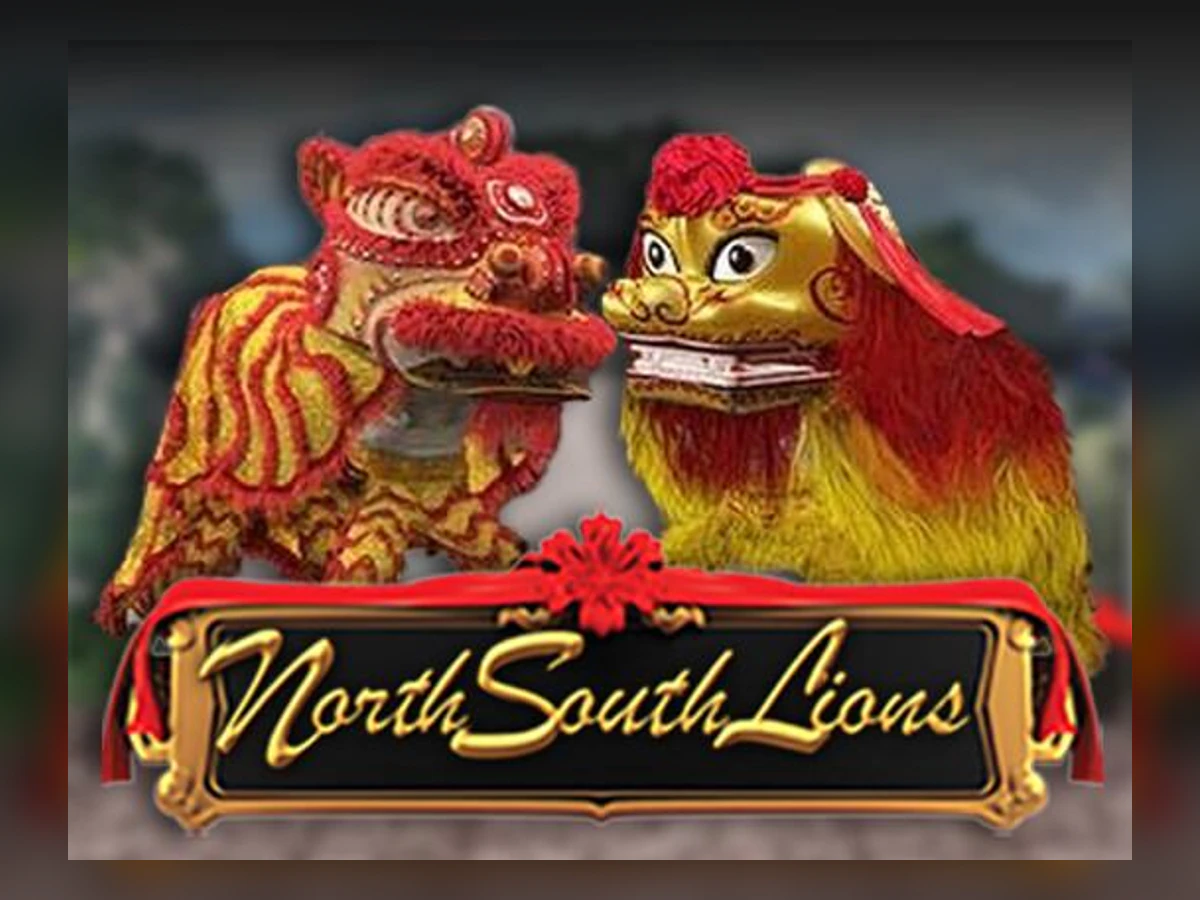 North South Lions slot game artwork