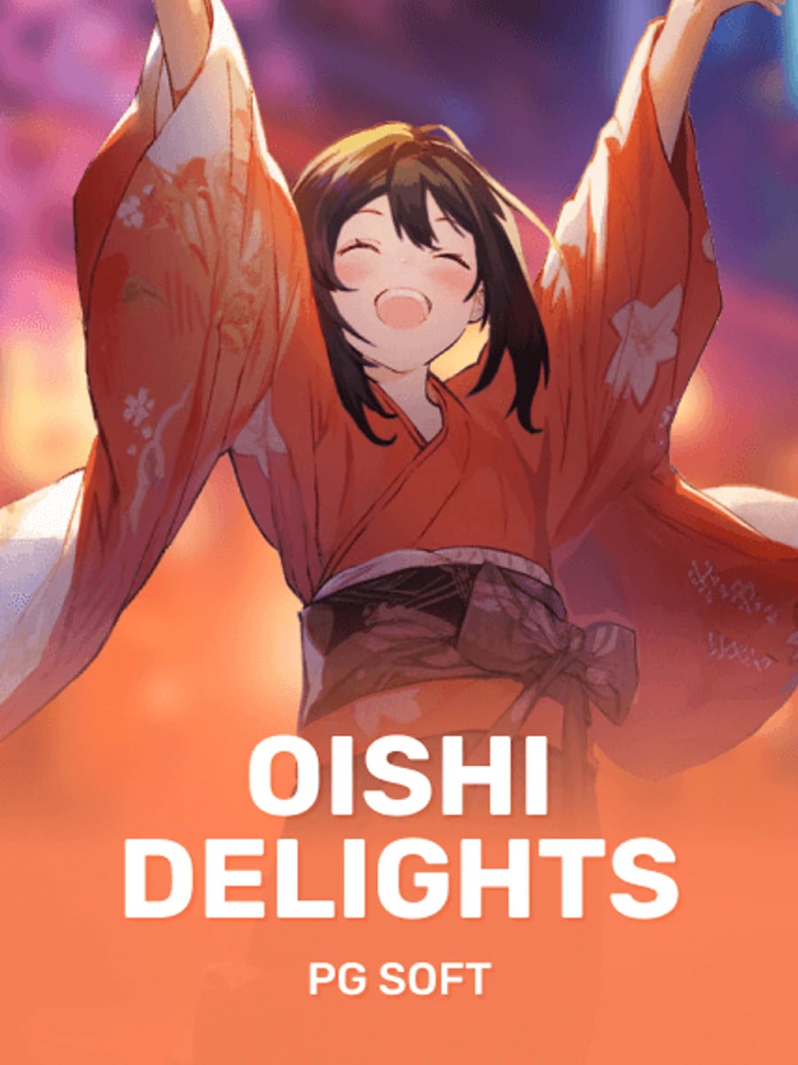 Oishi Delights slot game artwork