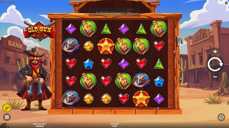 Old Gun slot game artwork