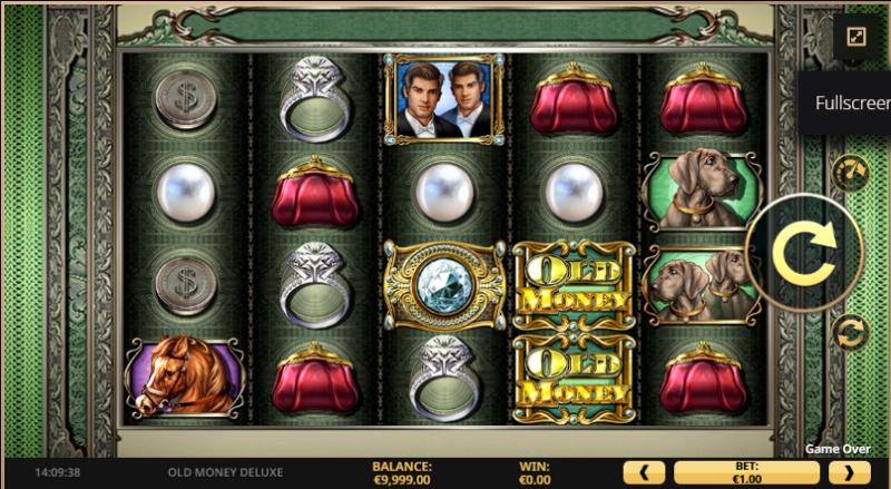 Old Money Deluxe slot game artwork