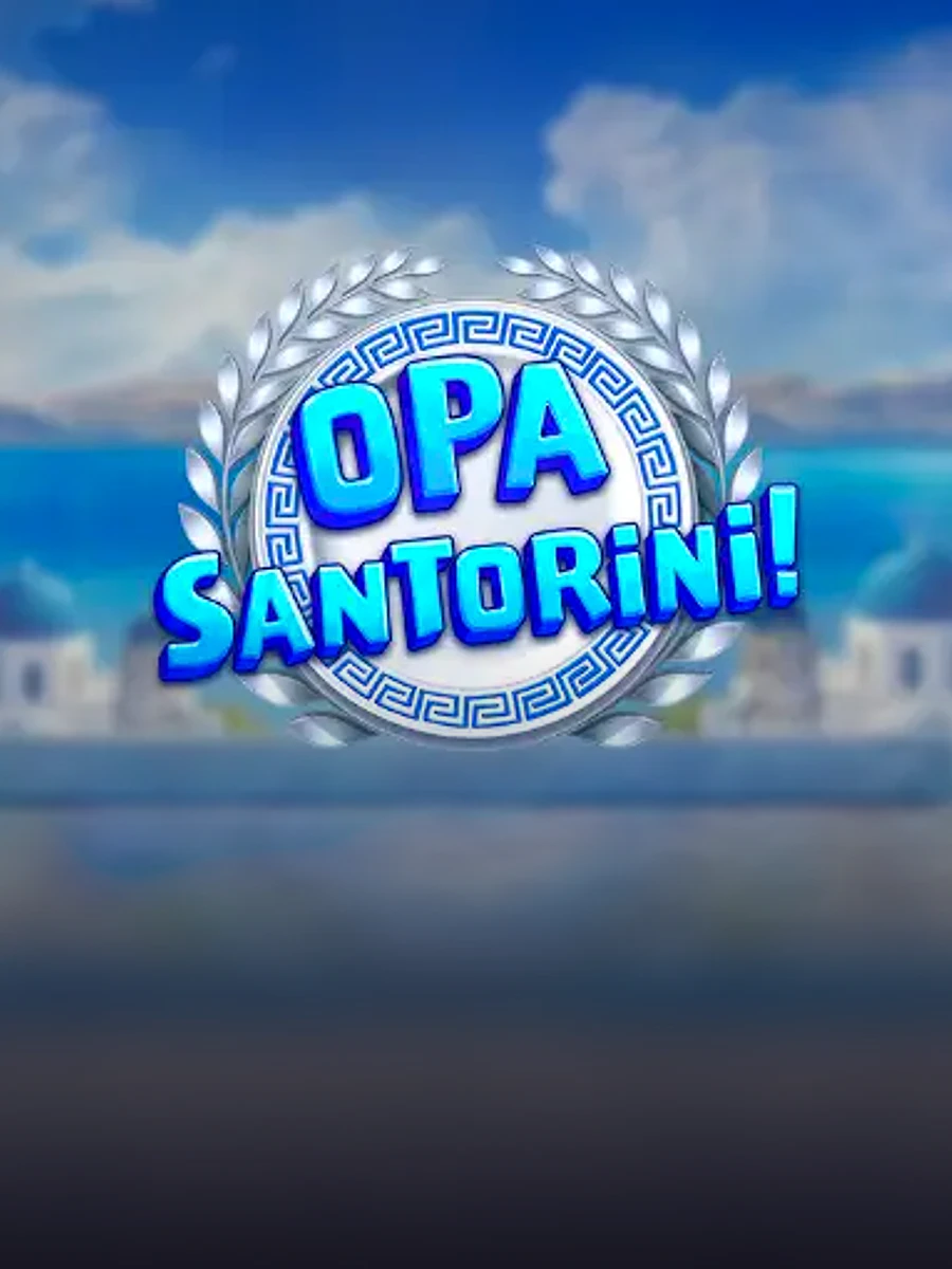 Opa Santorini! slot game artwork