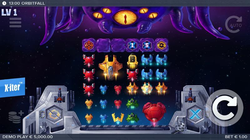 Orbitfall slot game artwork