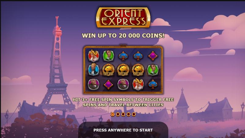 Orient Express slot game artwork