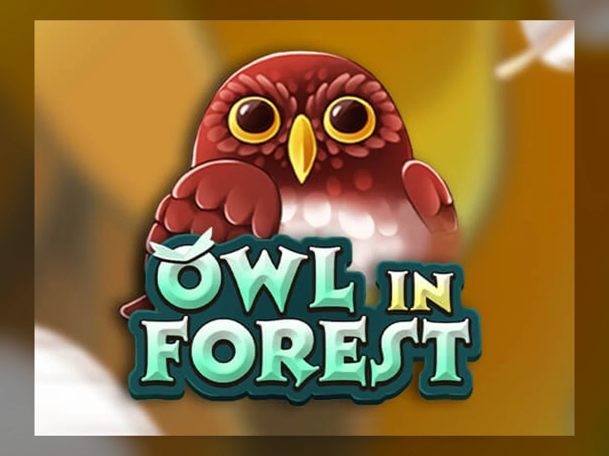 Owl In Forest slot game artwork