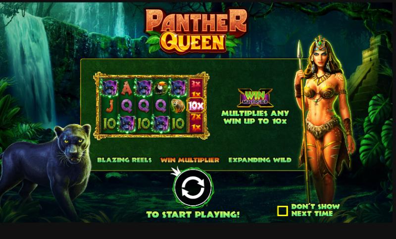 Panther Queen slot game artwork