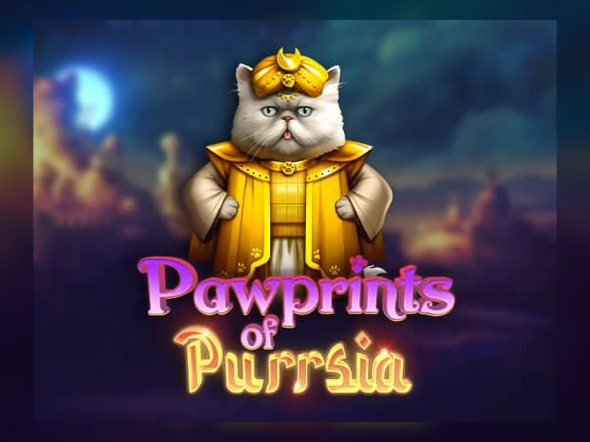 Pawprints of Pursia slot game artwork