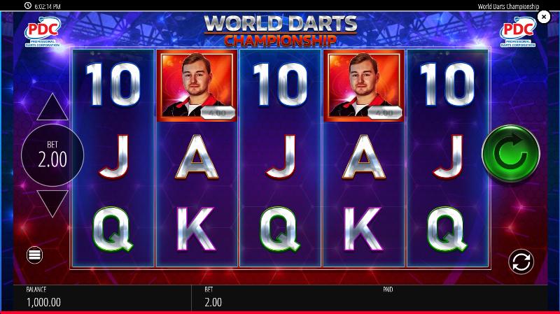 Pdc World Darts Championship slot game artwork