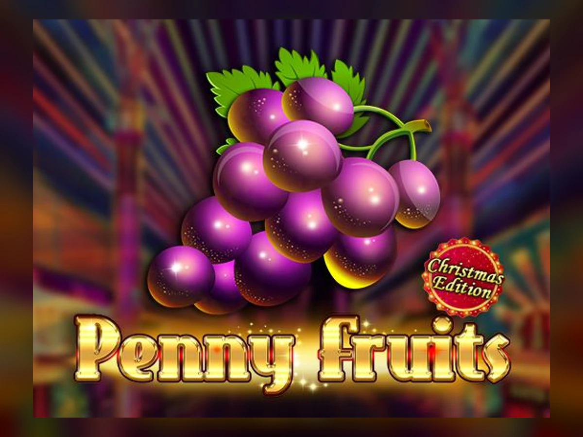 Penny Fruits Christmas Edition slot game artwork