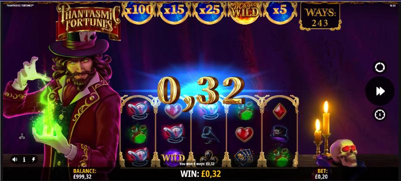 Phantasmic Fortunes slot game artwork