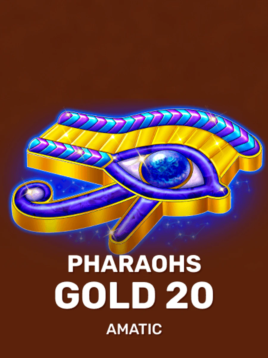 Pharaohs Gold 20 slot game artwork