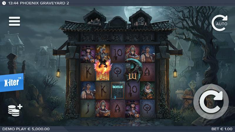 Phoenix Graveyard 2 slot game artwork