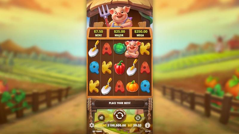 Pig Farm slot game artwork