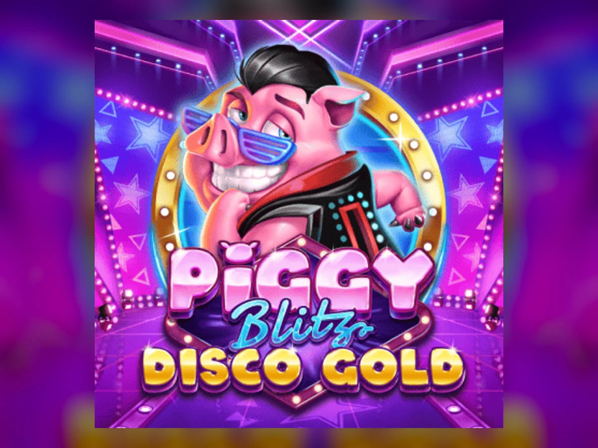 Piggy Blitz Disco Gold slot game artwork