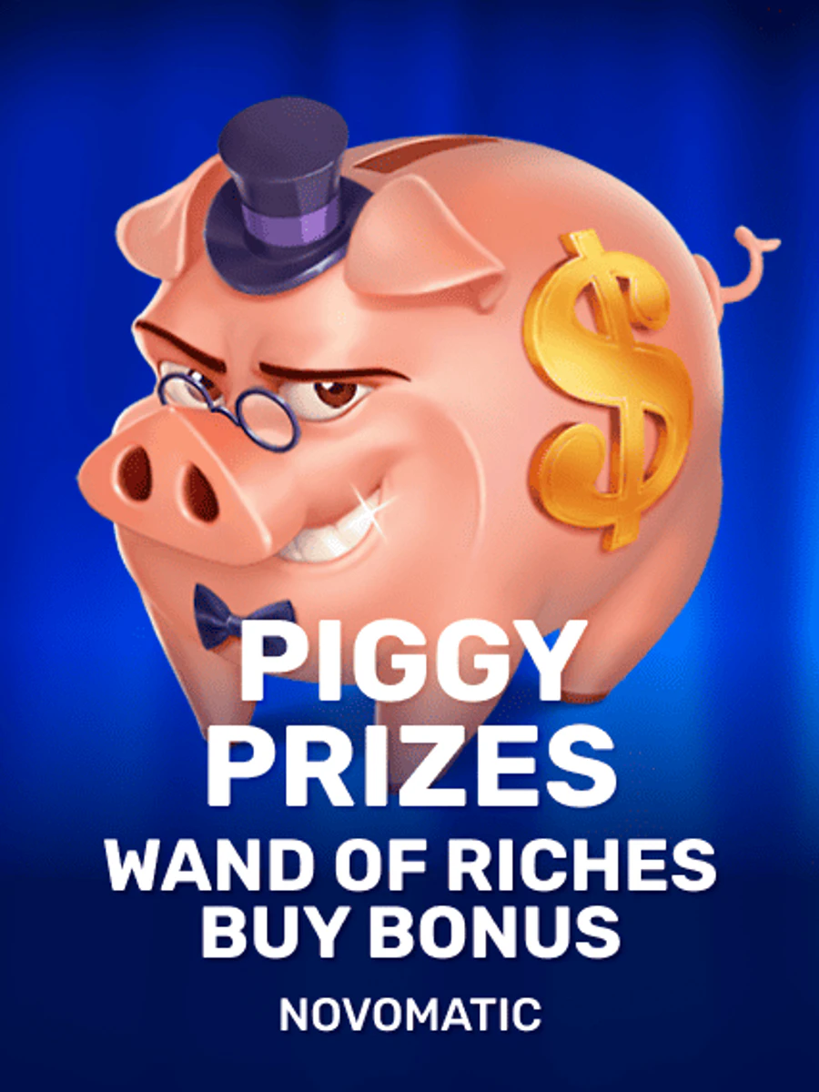 Piggy Prizes Wand of Riches Buy Bonus slot game artwork