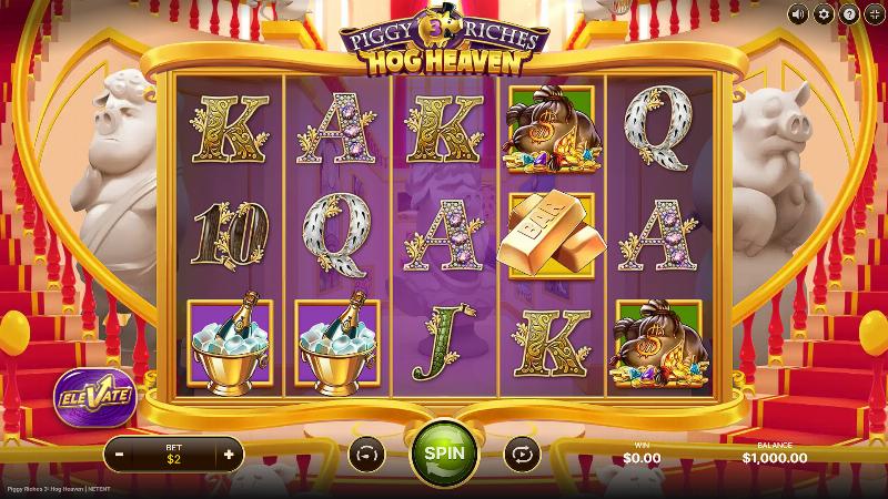 Piggy Riches 3 Hog Heaven slot game artwork