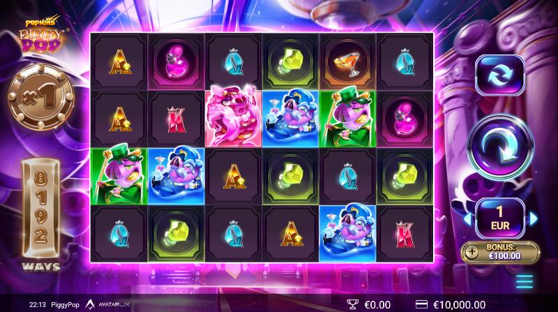 Piggy Pop Grand Affair slot game artwork