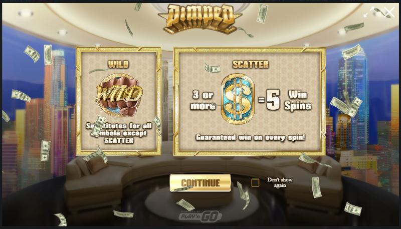 Pimped slot game artwork