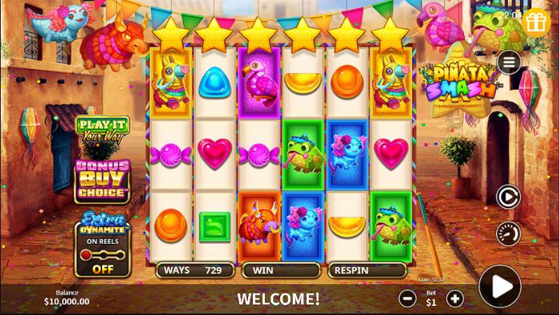 Pinata Smash slot game artwork