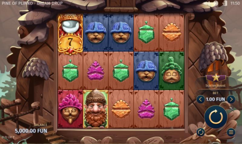 Pine Of Plinko Dream Drop slot game artwork