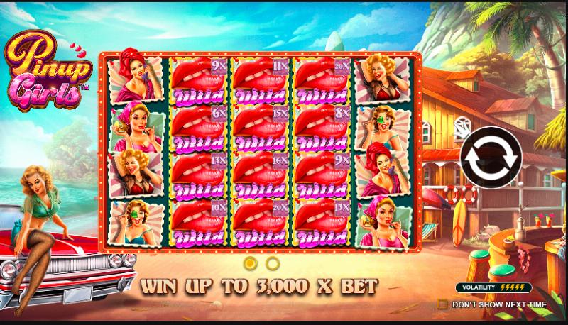 Pinup Girls slot game artwork