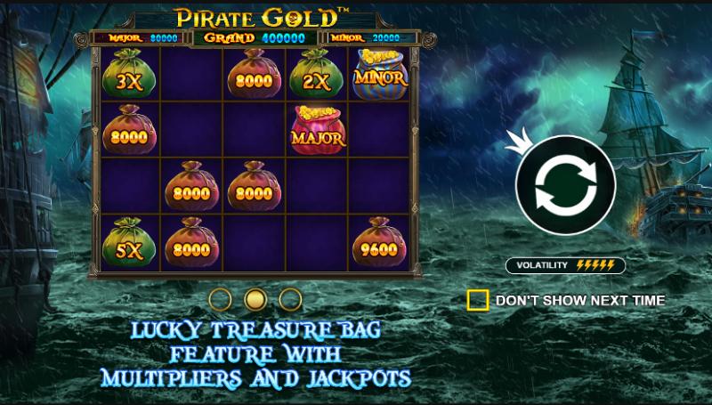 Pirate Gold slot game artwork