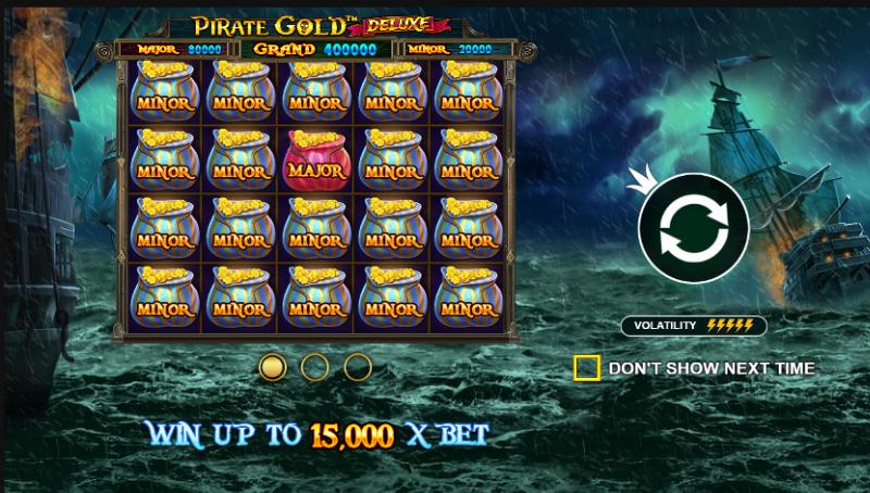 Pirate Gold Deluxe slot game artwork