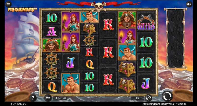 Pirate Kingdom Megaways slot game artwork