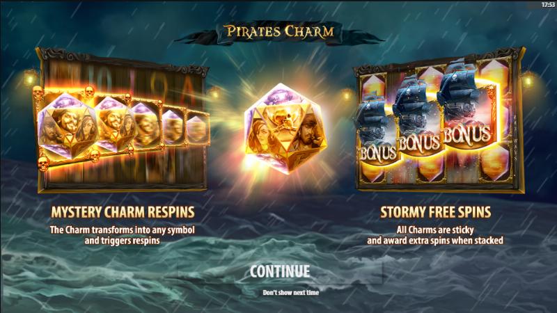 Pirates Charm slot game artwork