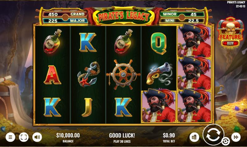Pirate’s Legacy slot game artwork