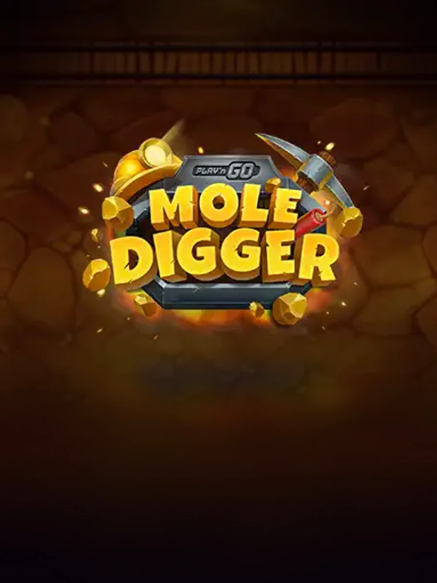 Play'n GO Mole Digger slot game artwork