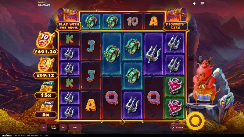 Play With The Devil Megaways slot game artwork