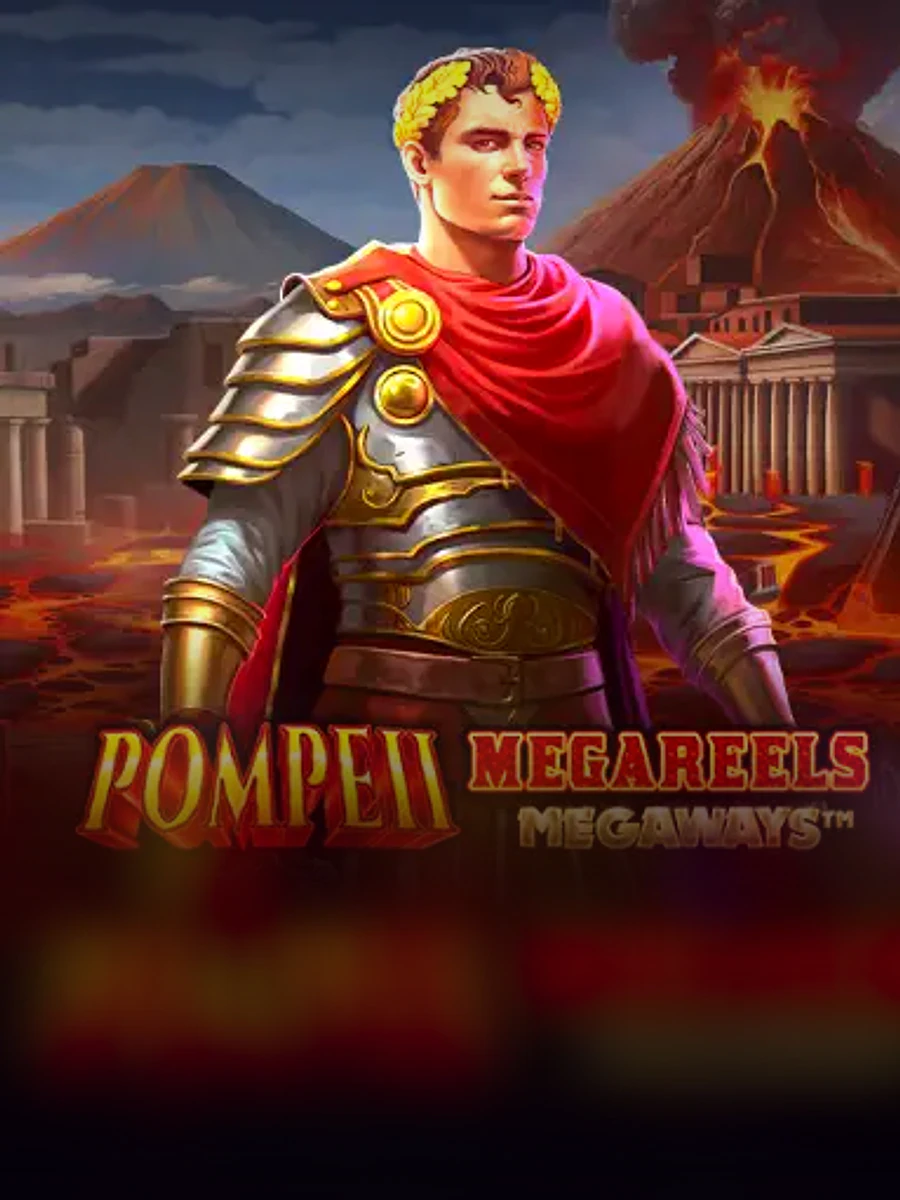 Pompeii Megareels Megaways slot game artwork