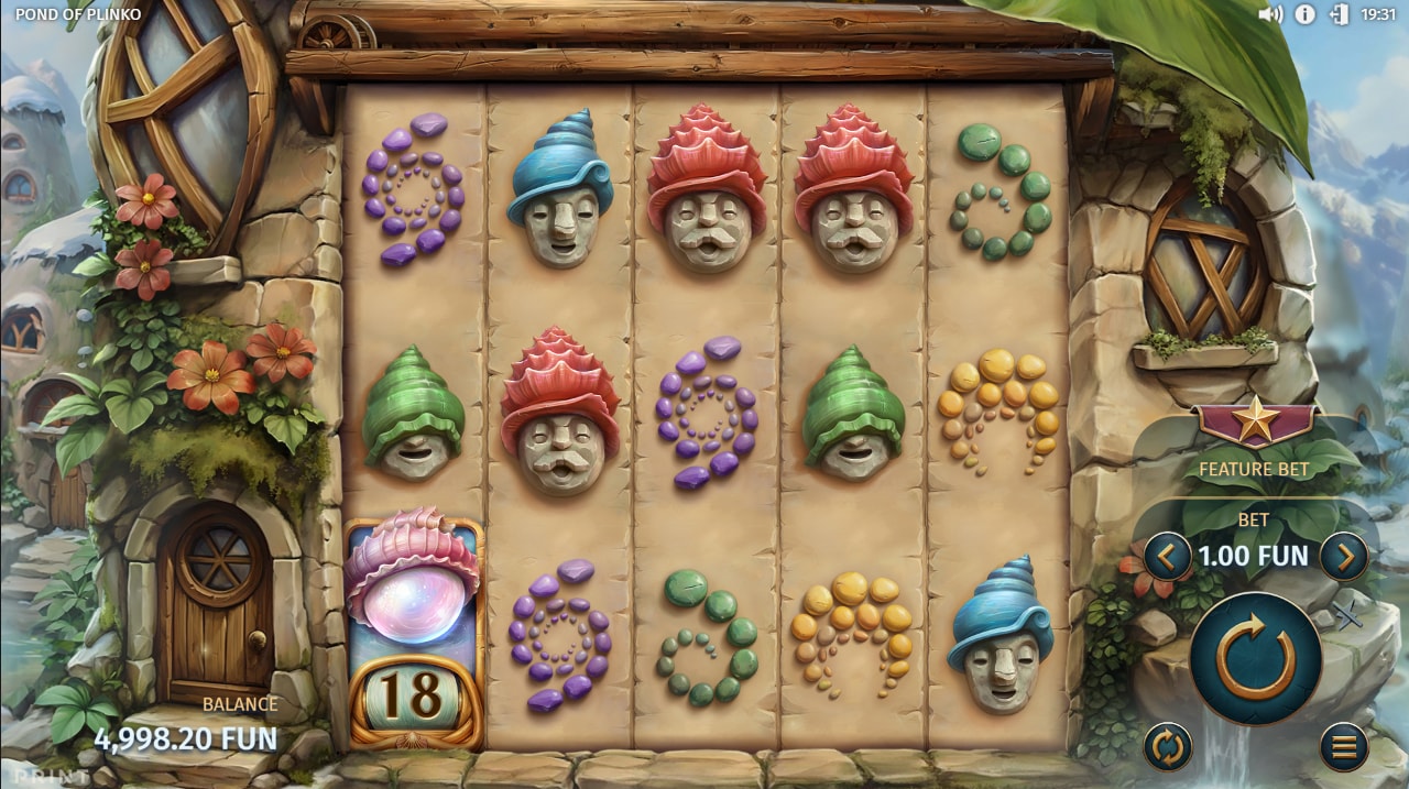 Pond Of Plinko slot game artwork