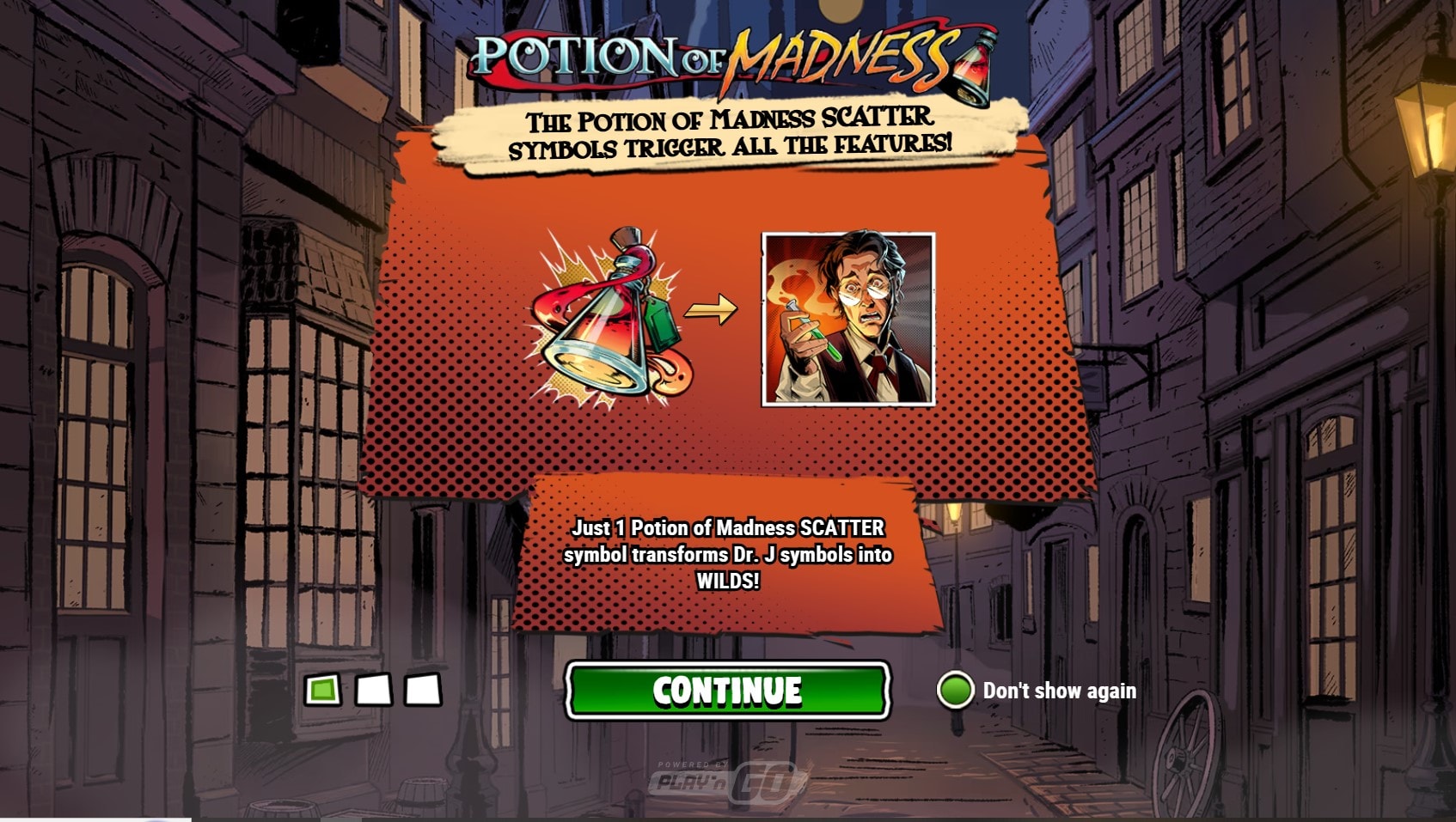 Potion Of Madness slot game artwork