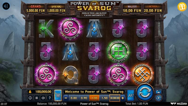 Power Of Sun: Svarog slot game artwork