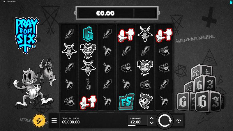 Pray For Six slot game artwork