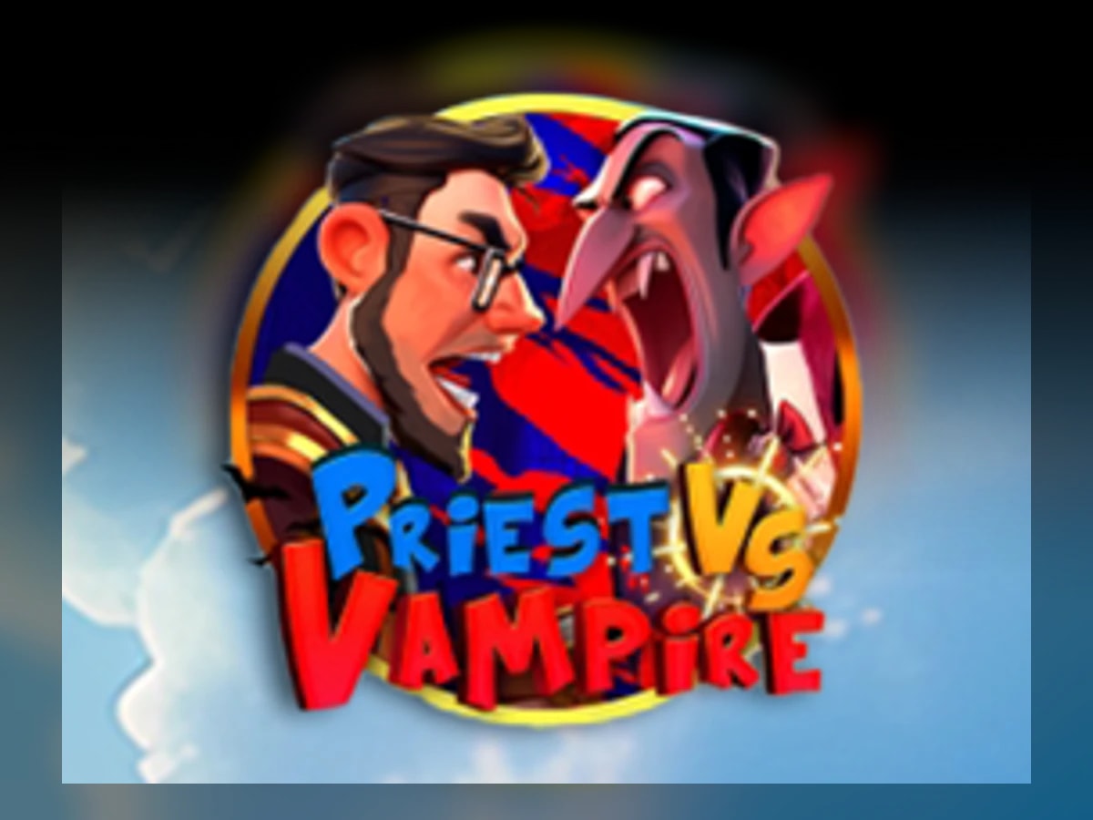 Priest VS Vampire slot game artwork