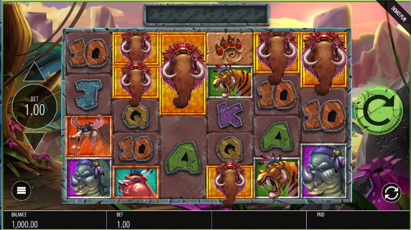 Primal Megaways slot game artwork
