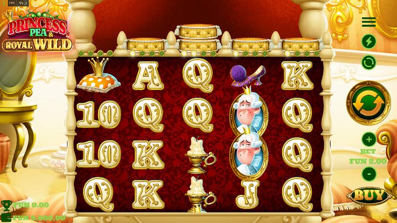 Princess, Pea And Royal Wild slot game artwork