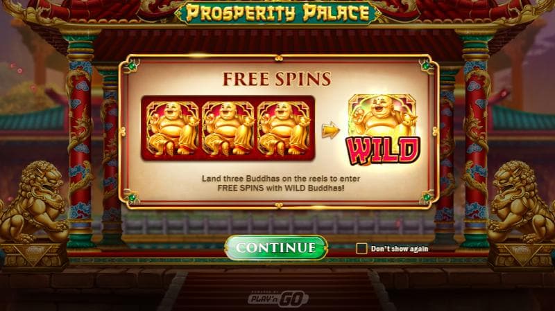 Prosperity Palace slot game artwork