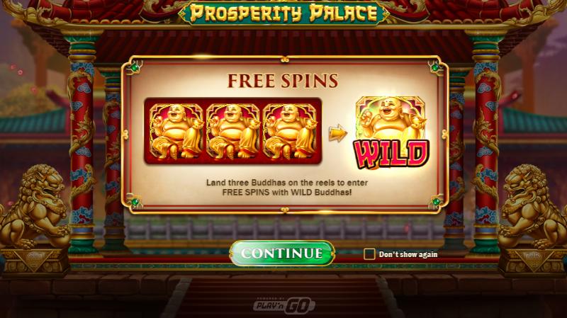 Prosperity Palace slot game artwork