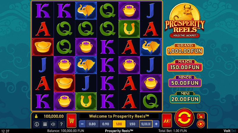 Prosperity Reels slot game artwork