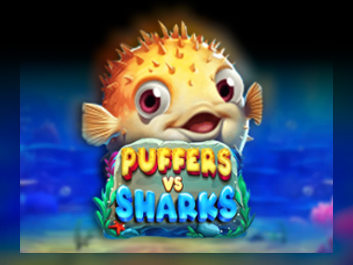 Puffers Vs Sharks slot game artwork