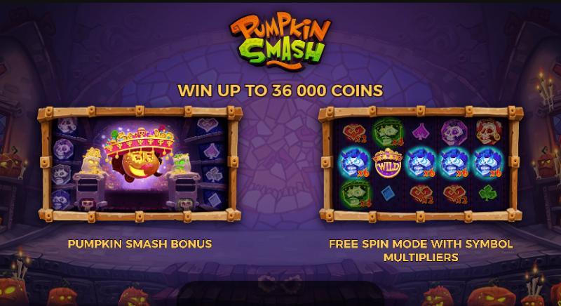Pumpkin Smash slot game artwork