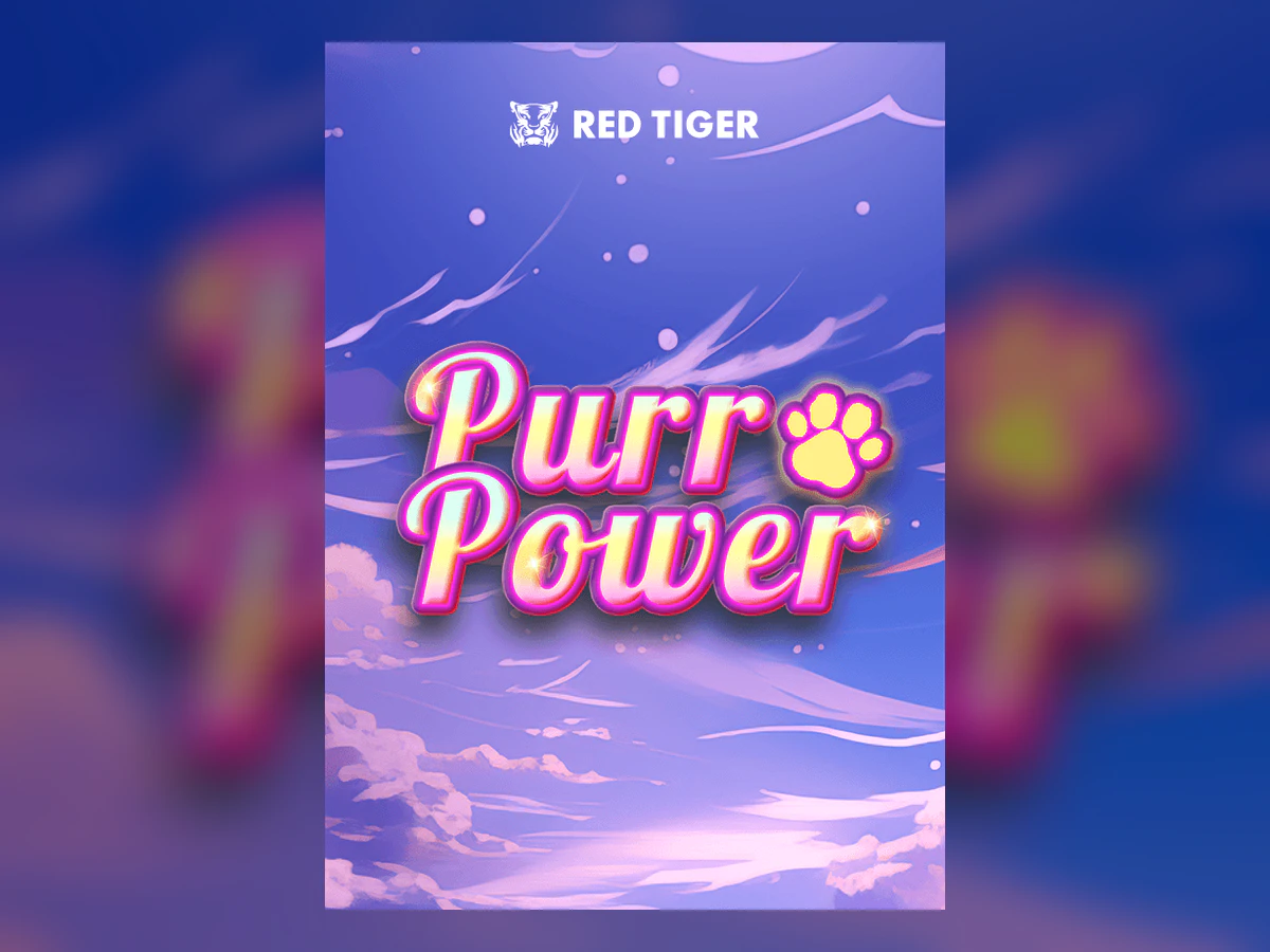 Purr Power slot game artwork
