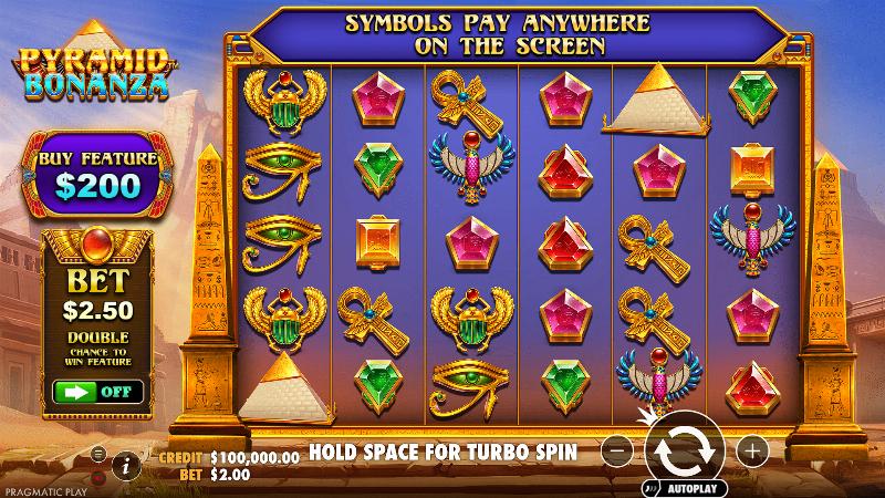 Pyramid Bonanza slot game artwork